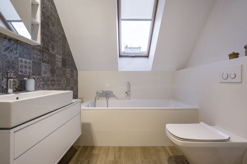 Bright Bathroom with Skylight